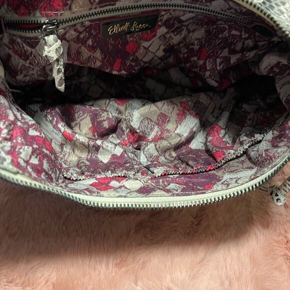 NWOT Elliot Luca snakeskin small handbag. - Picture 8 of 16